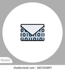 Mail icon sign vector,Symbol, logo illustration for web and mobile