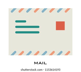 Mail icon signs
