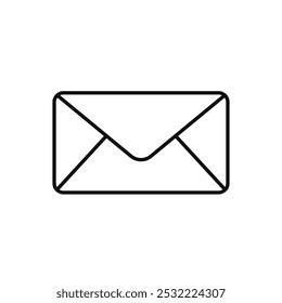 Mail icon. simple thin line icon.