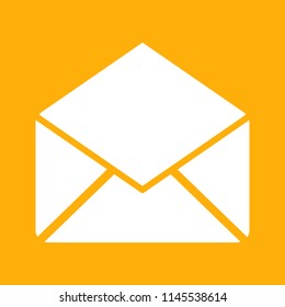 Mail icon, stock vector illustration, EPS10.
