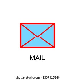 Mail icon. Mail symbol design. Stock - Vector illustration can be used for web