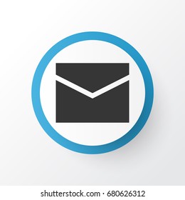 Mail Icon Symbol. Premium Quality Isolated Letter Element In Trendy Style.