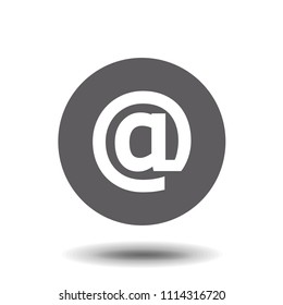 Mail Icon in trendy flat style isolated on grey background. Mail Icon page symbol for your web site design, logo, app, UI. Vector illustration, EPS10.