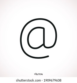  Mail Icon in trendy flat style isolated on grey background. Mail Icon page symbol for your web site design Mail Icon logo, app, UI