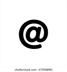 Ícone de e-mail em estilo plano moderno isolado em fundo cinza. Símbolo de página de ícone de e-mail para o seu site design logotipo ícone de e-mail, aplicativo, interface do usuário. Ilustração Vector de Ícone de Correio, EPS10.