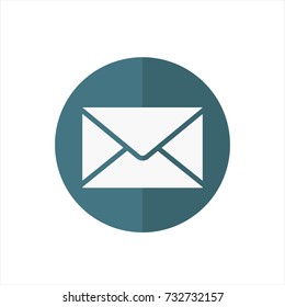 Mail Icon Trendy Flat Style Isolated Stock Vector (royalty Free 