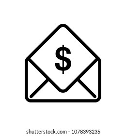 Mail icon ui simple style flat illustration