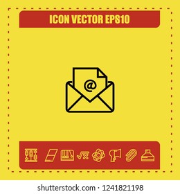 mail icon vector