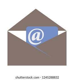 Mail icon. Vector