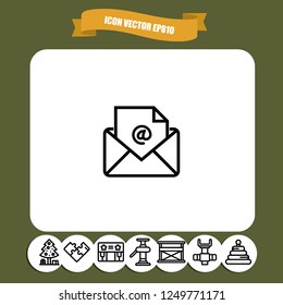 mail icon vector