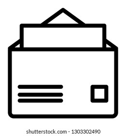 Mail icon vector