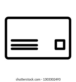 Mail icon vector