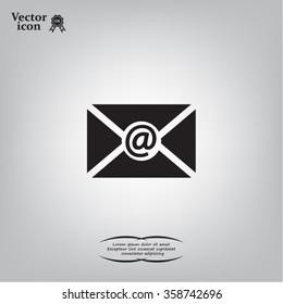 Mail icon. Vector