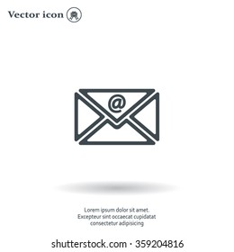 Mail icon. Vector