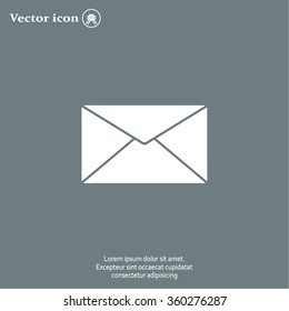 Mail icon. Vector
