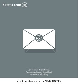 Mail icon. Vector