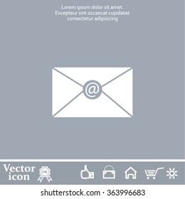 Mail icon. Vector