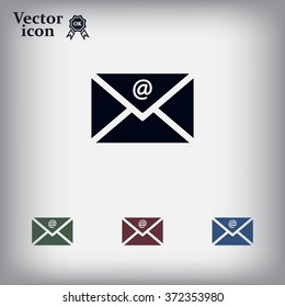 Mail icon. Vector