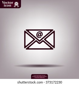 Mail icon. Vector