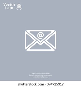 Mail icon. Vector
