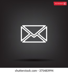 Mail icon. Vector