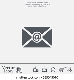 Mail icon. Vector