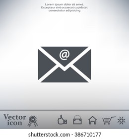 Mail icon. Vector