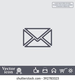 Mail icon. Vector