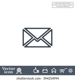 Mail icon. Vector