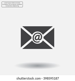 Mail icon. Vector