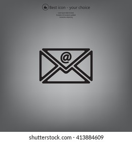 Mail icon. Vector