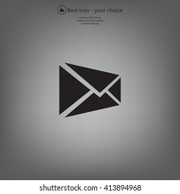 Mail icon. Vector