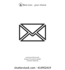 Mail icon. Vector