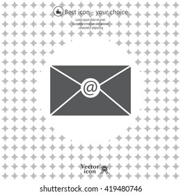 Mail icon. Vector