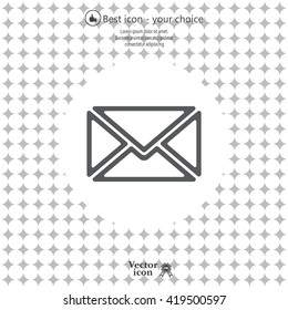 Mail icon. Vector
