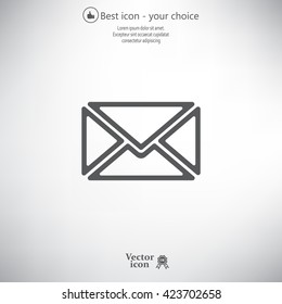 Mail icon. Vector