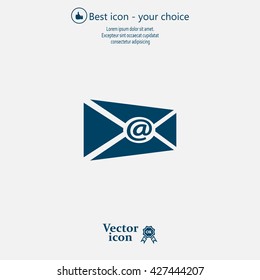 Mail icon. Vector