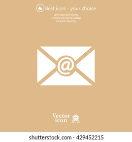 Mail icon. Vector