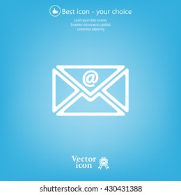 Mail icon. Vector