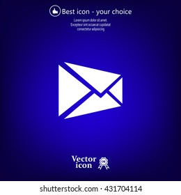 Mail icon. Vector