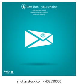 Mail icon. Vector