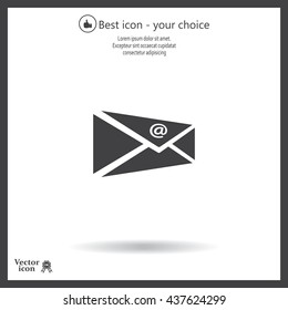 Mail icon. Vector