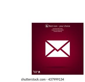 Mail icon. Vector