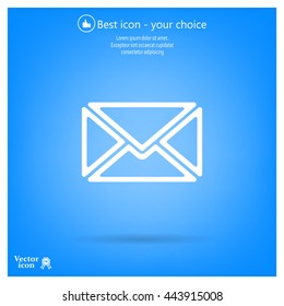 Mail icon. Vector