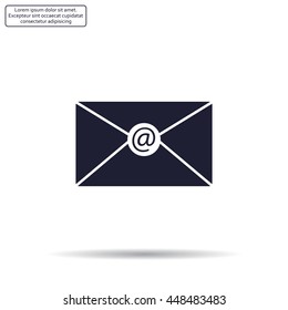Mail icon. Vector