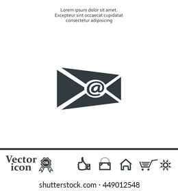 Mail icon. Vector
