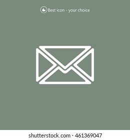 Mail icon. Vector