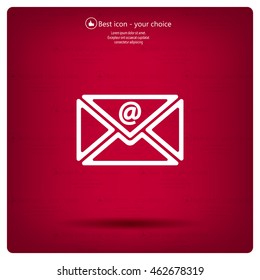 Mail icon. Vector