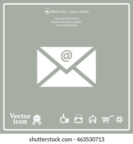 Mail icon. Vector