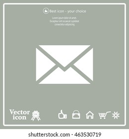 Mail icon. Vector